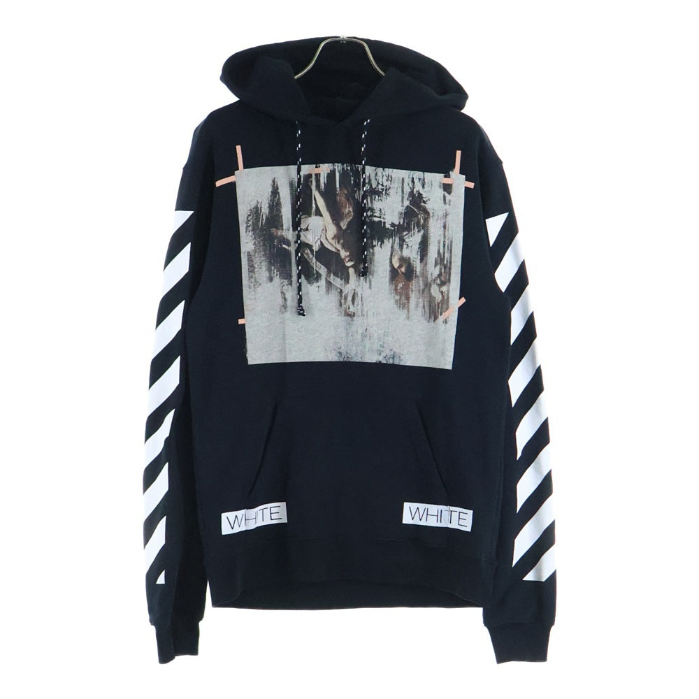 OFF-WHITE(オフホワイト) 15AW Caravaggio Hoodie カラヴァッジョ プルオーバースウェットパーカー フーディー ブラック