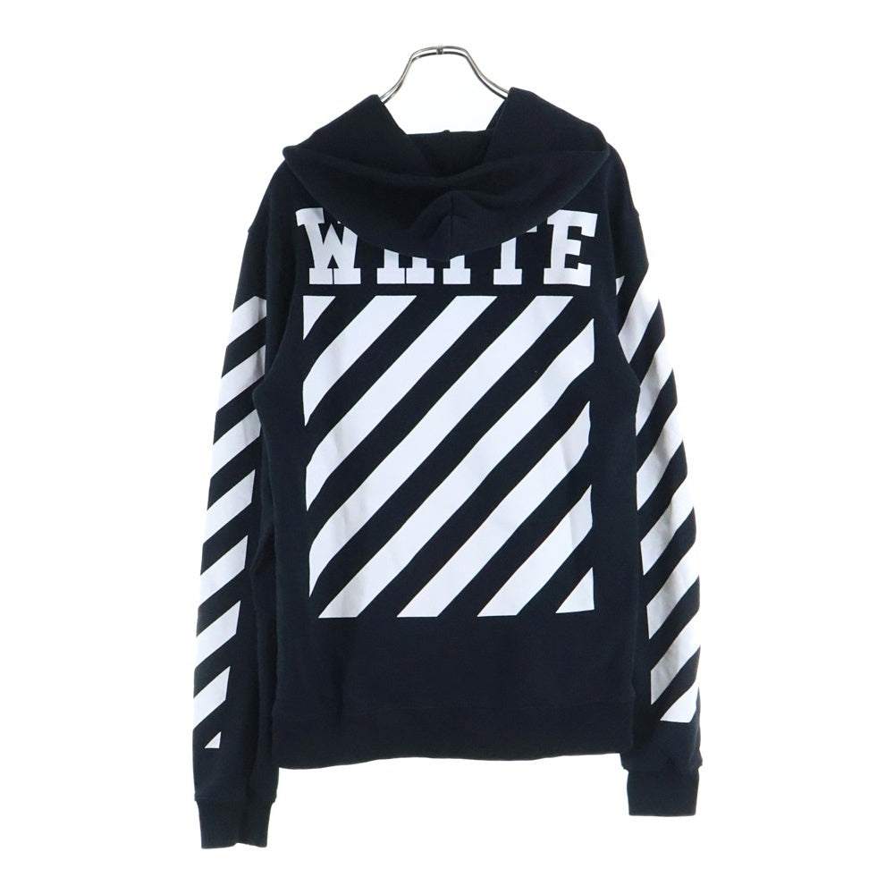 OFF-WHITE(オフホワイト) 15AW Caravaggio Hoodie カラヴァッジョ プルオーバースウェットパーカー フーディー ブラック