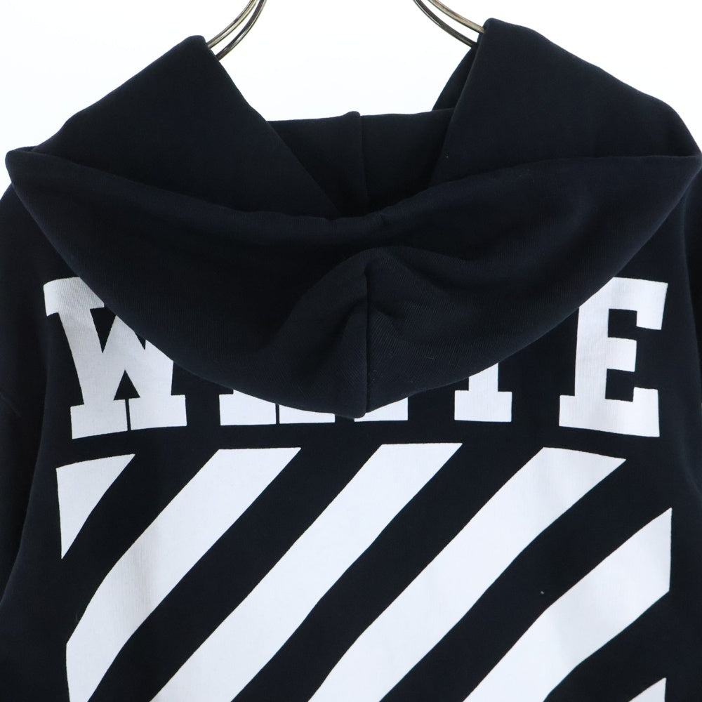 OFF-WHITE(オフホワイト) 15AW Caravaggio Hoodie カラヴァッジョ プルオーバースウェットパーカー フーディー ブラック