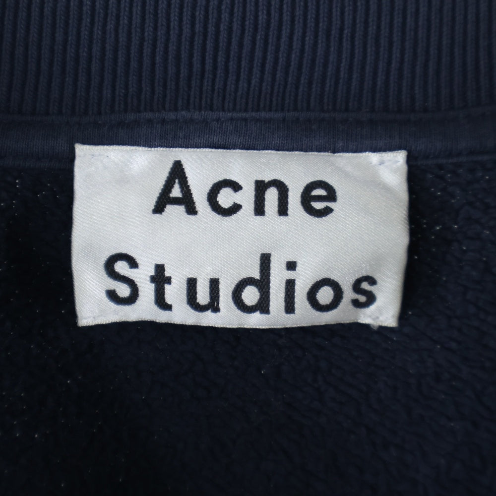 Acne Studios(アクネ ストゥディオズ) Sweatshirt レースアップ クルーネックスウェットトレーナー ネイビー 1HA173-