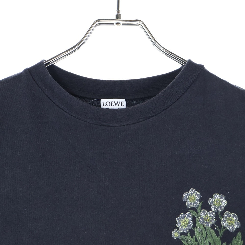 LOEWE(ロエベ) Loewe & Co. Tee フラワープリント 半袖Tシャツ ブラック H6189520CR