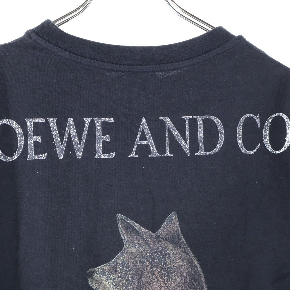 LOEWE(ロエベ) Loewe & Co. Tee フラワープリント 半袖Tシャツ ブラック H6189520CR