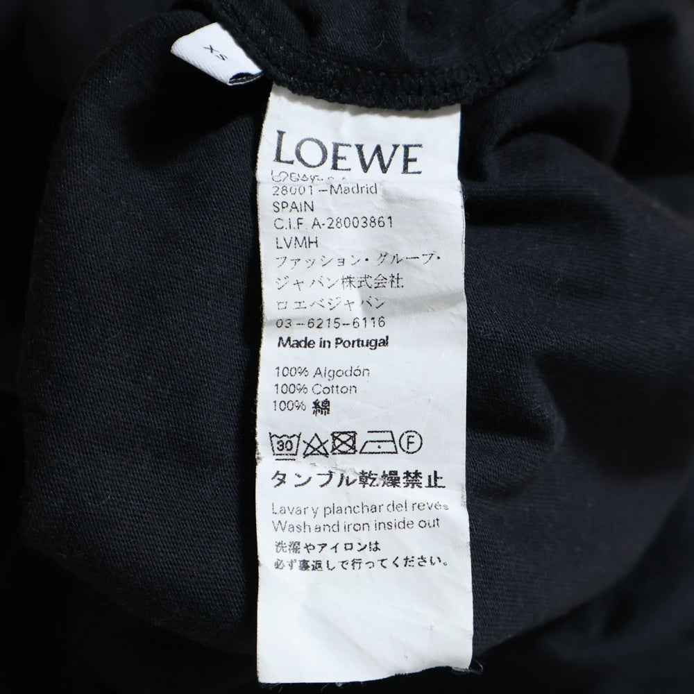 LOEWE(ロエベ) Loewe & Co. Tee フラワープリント 半袖Tシャツ ブラック H6189520CR