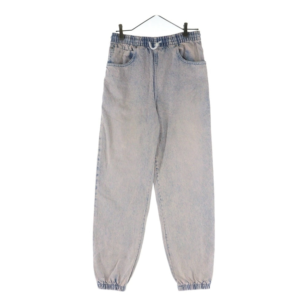 ALEXANDER WANG(アレキサンダーワン) Denim Track Pants サイドロゴ デニムトラックパンツ レディース