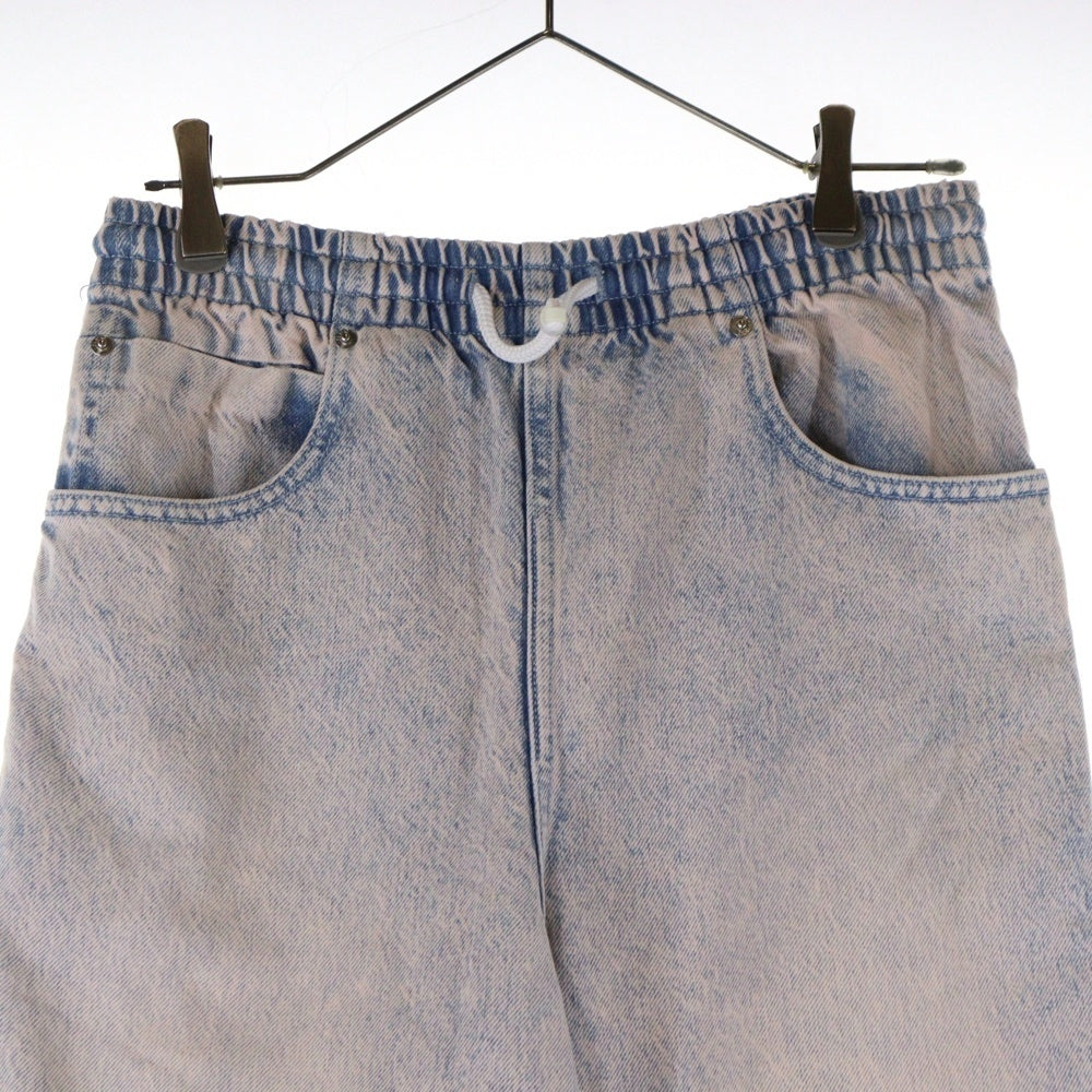 ALEXANDER WANG(アレキサンダーワン) Denim Track Pants サイドロゴ デニムトラックパンツ レディース