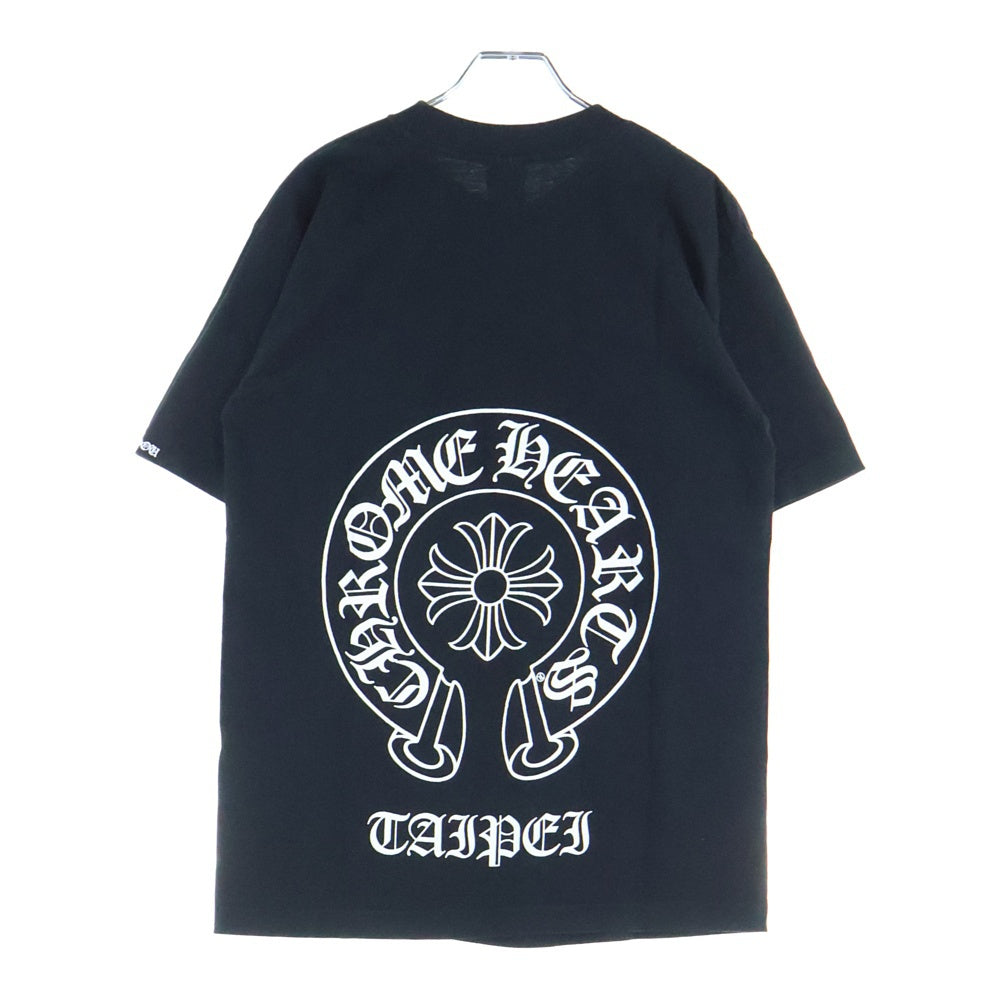 CHROME HEARTS(クロムハーツ) OLD Taipei Limited Horseshoe S/S Tee オールド 台北限定 ホースシュープリント 半袖Tシャツ カットソー ブラック