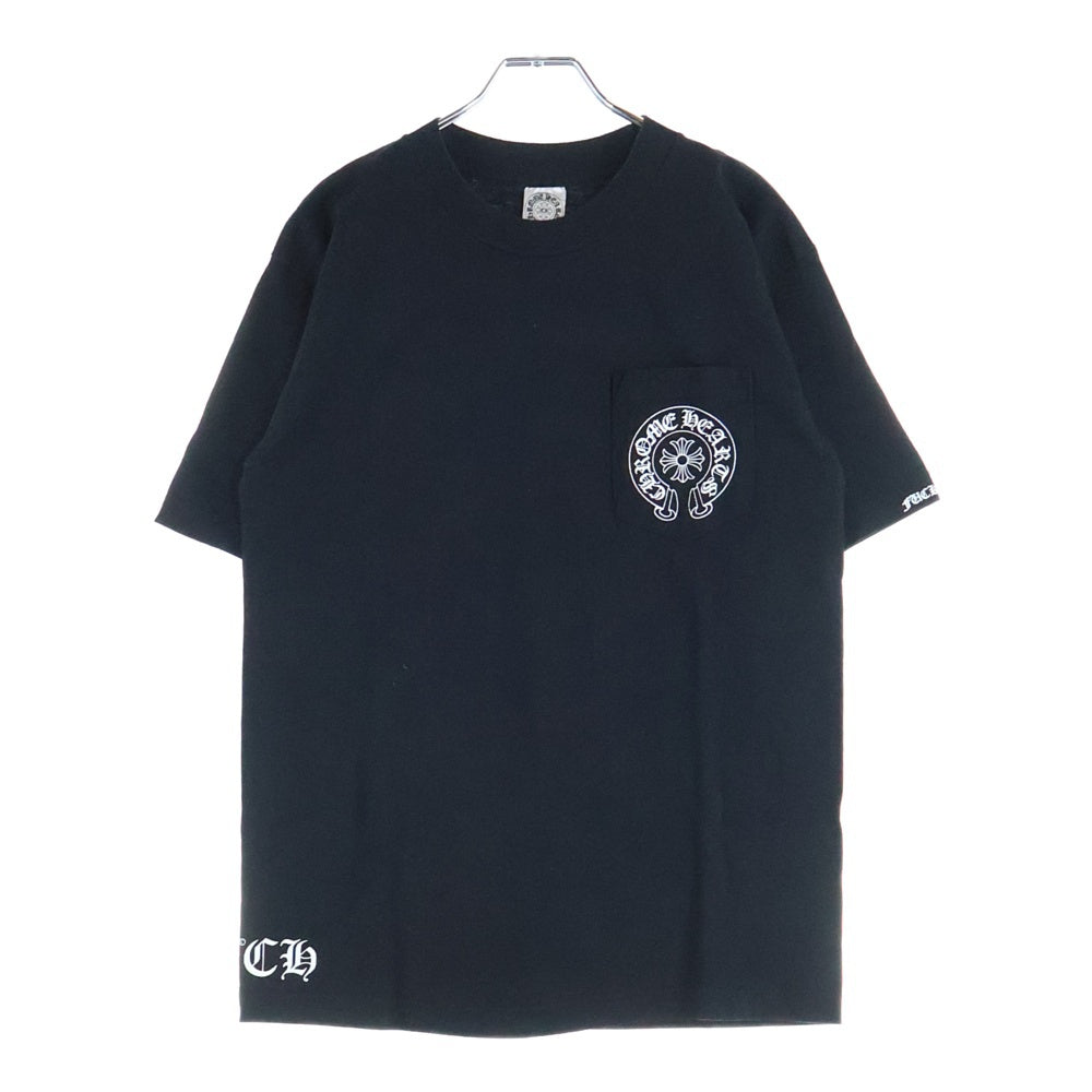 CHROME HEARTS(クロムハーツ) OLD Taipei Limited Horseshoe S/S Tee オールド 台北限定 ホースシュープリント 半袖Tシャツ カットソー ブラック