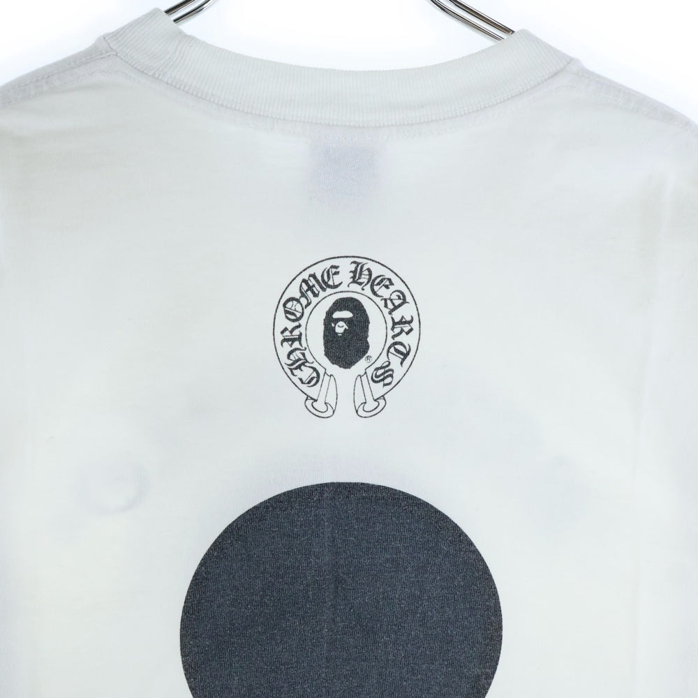 CHROME HEARTS(クロムハーツ) OLD ×A BATHING APE BABY MILO TEE オールド アベイジング エイプ フロント スクロールロゴプリント 半袖Tシャツ カットソー ブラック