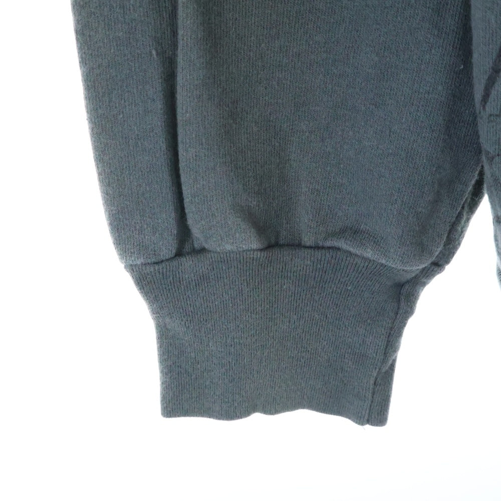 CHROME HEARTS(クロムハーツ) SWTSHRT HD ZIP ロゴプリントダガージップスウェットパーカー グレー
