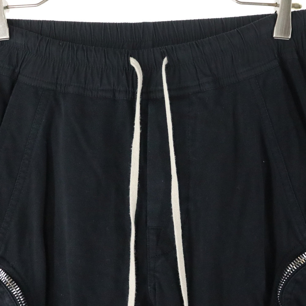 Rick Owens(リックオウエンス) 20SS Cargo Jog Pants カーゴジョグ ドローストリングカーゴパンツ ブラック RU20S7396-BA