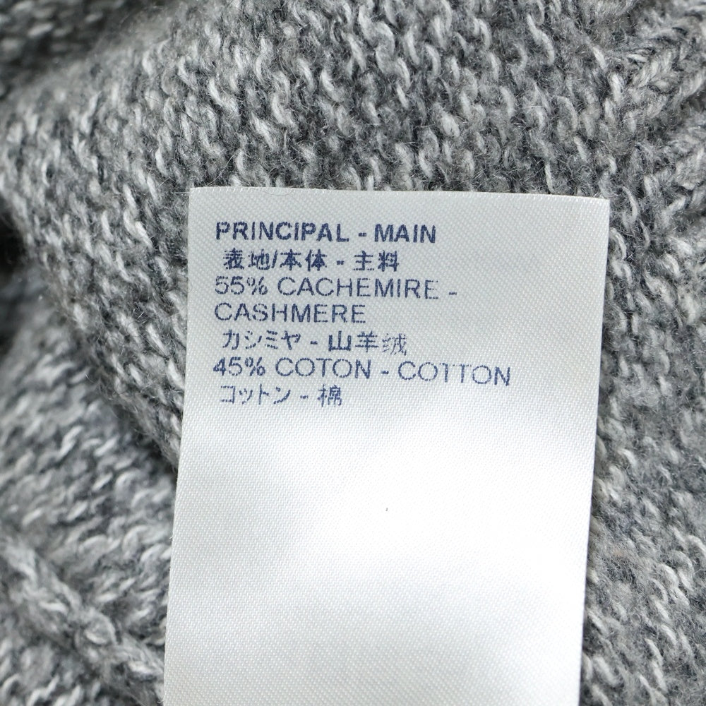 LOUIS VUITTON(ルイヴィトン) フロントロゴプリント クルーネックニットセーター グレー RM182 GVL HFN08W