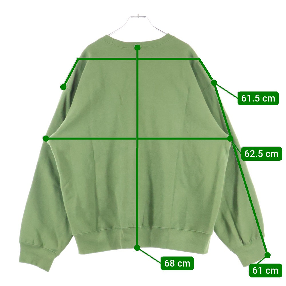 SUPREME(シュプリーム) 24AW Small Box Crewneck スモールボックスロゴ クルーネックスウェットトレーナー グリーン