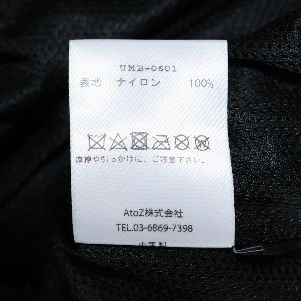 UMBRO(アンブロ) ×BASICS NYRON TRACK PANTS ベイシックス ナイロントラックパンツ ブラック UMB-0601