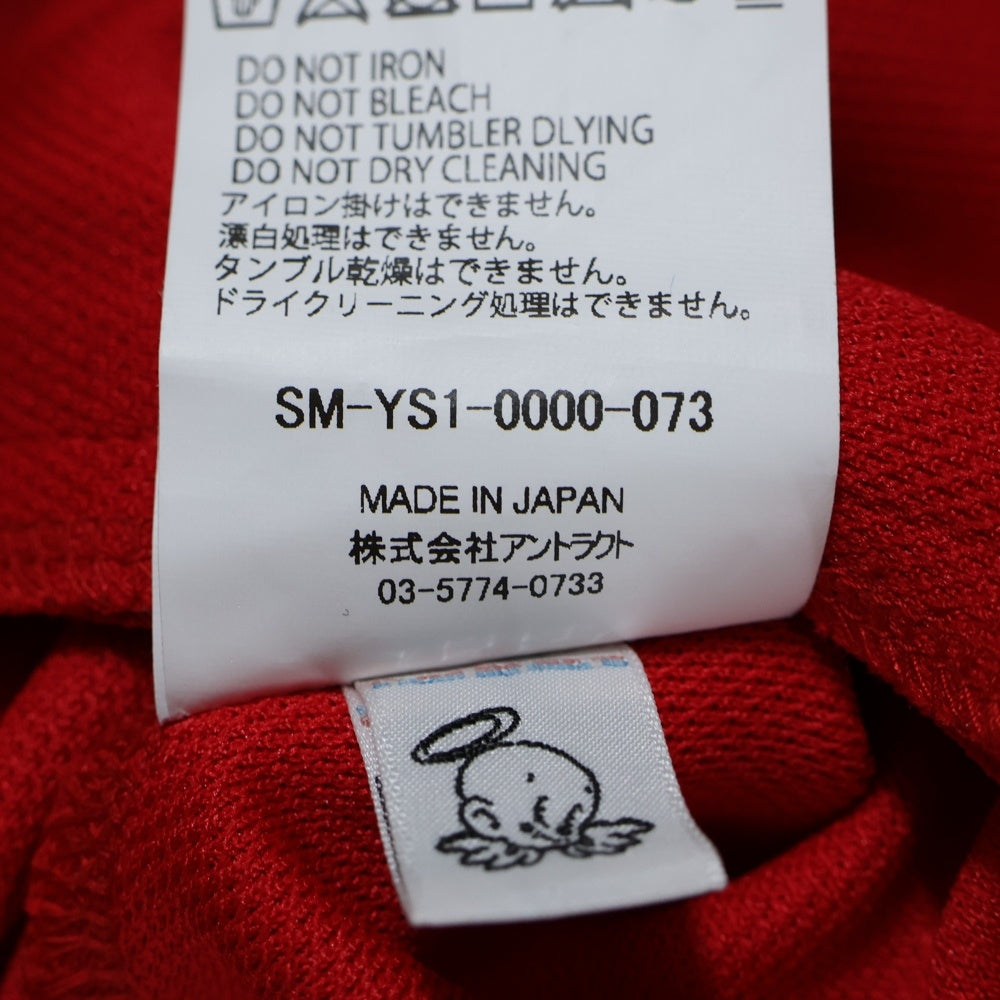 SAINT MICHAEL(セントマイケル) 24AW TRACK JACKET ロゴ刺繍 トラックジャケット レッド SM-YS1-0000-073