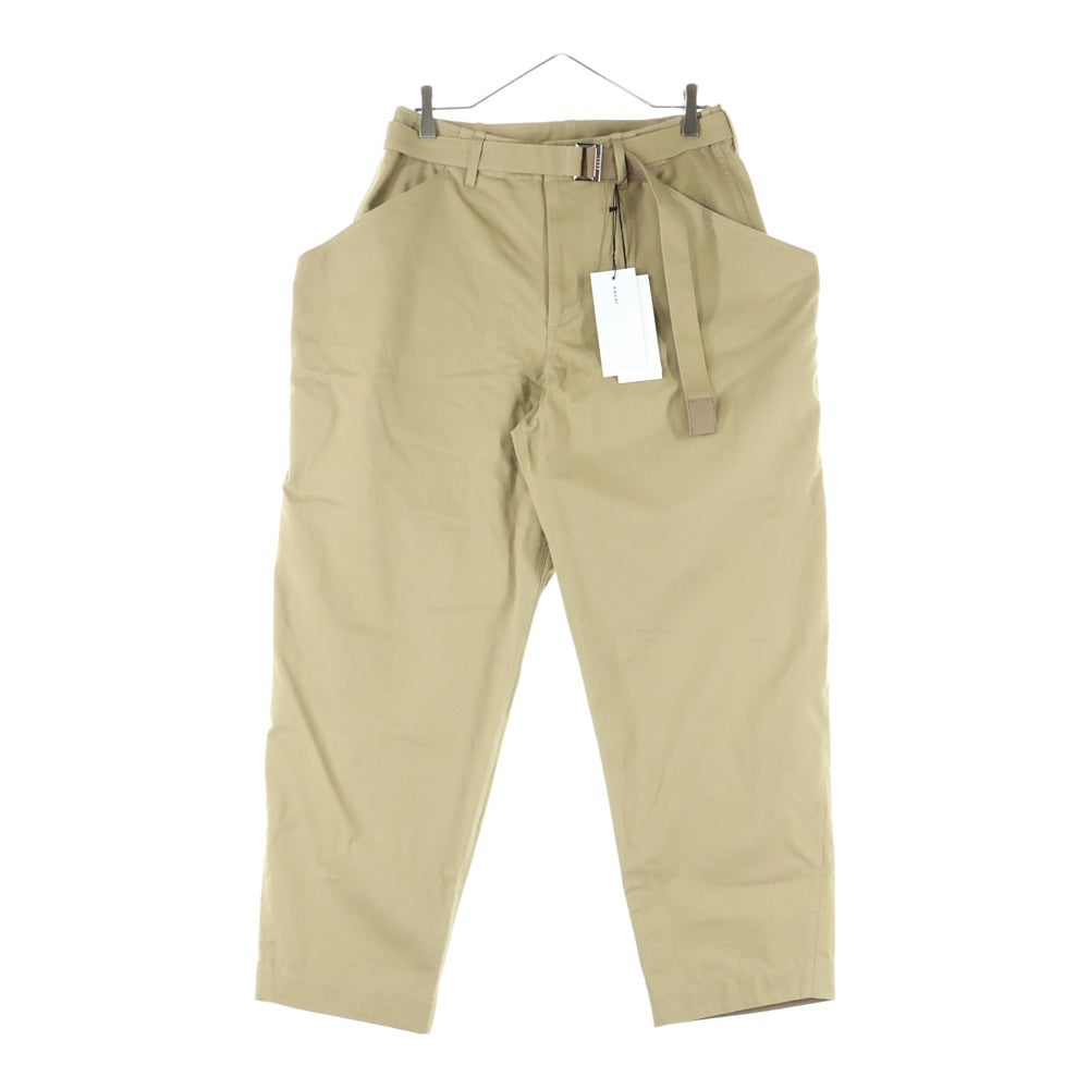 Sacai(サカイ) 25SS Cotton Chino Pants コットンチノパンツ ベージュ 25-03894M