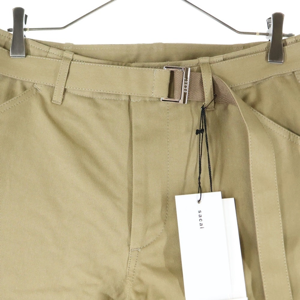 Sacai(サカイ) 25SS Cotton Chino Pants コットンチノパンツ ベージュ 25-03894M