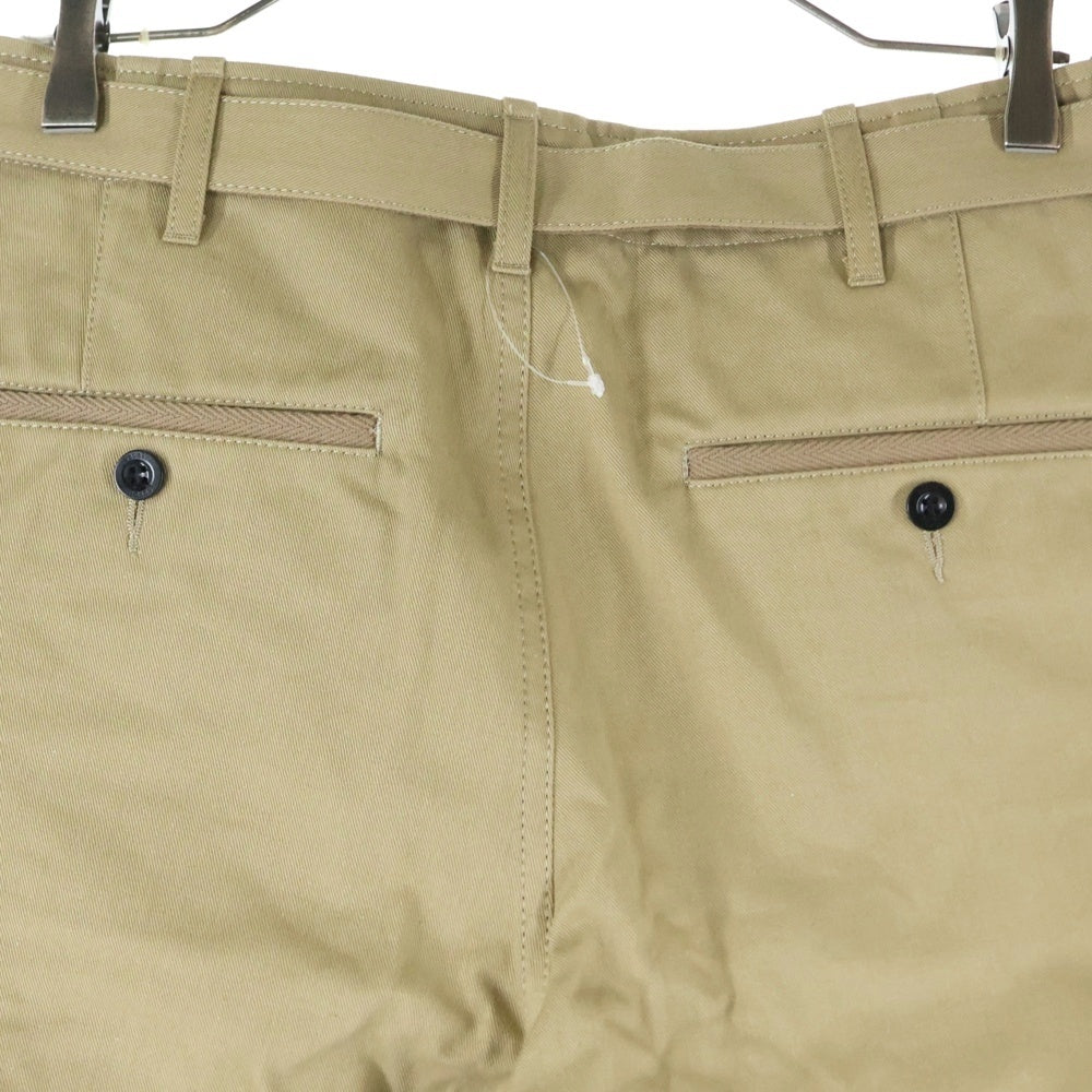 Sacai(サカイ) 25SS Cotton Chino Pants コットンチノパンツ ベージュ 25-03894M