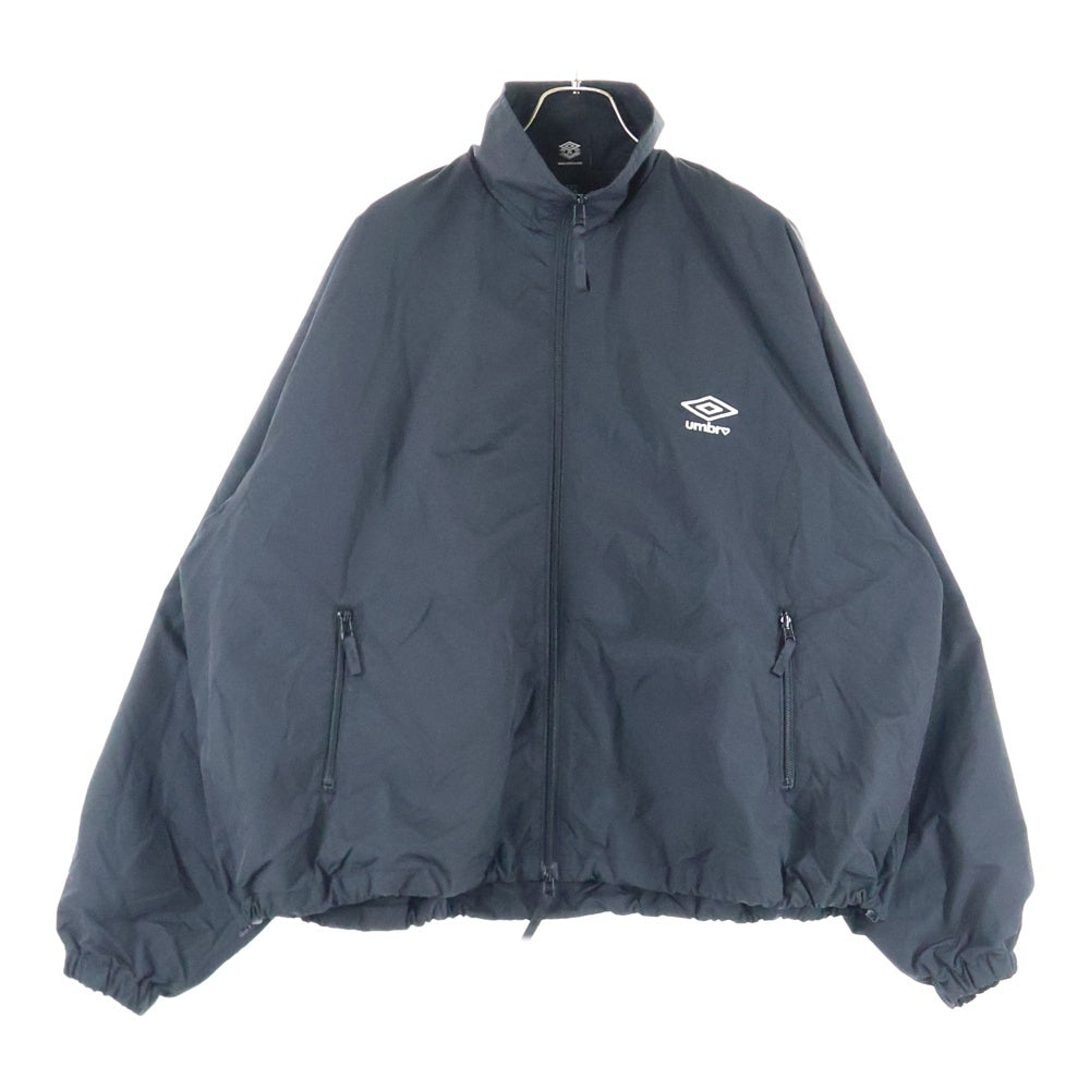UMBRO(アンブロ) ×BASICS NYRON TRACK JACKET ベイシックス ナイロントラックジャケット ブラック UMB-0101