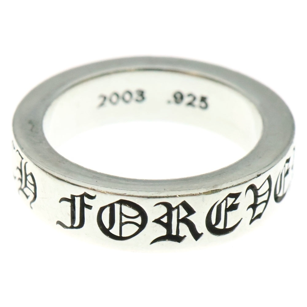 CHROME HEARTS(クロムハーツ) 6mm SPACER FOREVER 6mmスペーサーリング フォーエバーシルバー BCA337