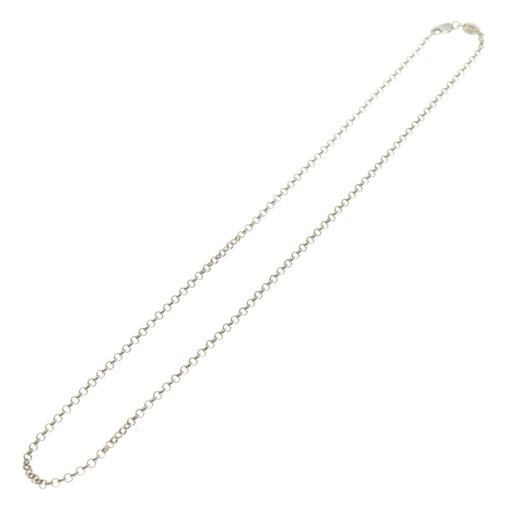 CHROME HEARTS(クロムハーツ) NECKCHAIN R16 ロールチェーンネックレス 16inch シルバー BCA082