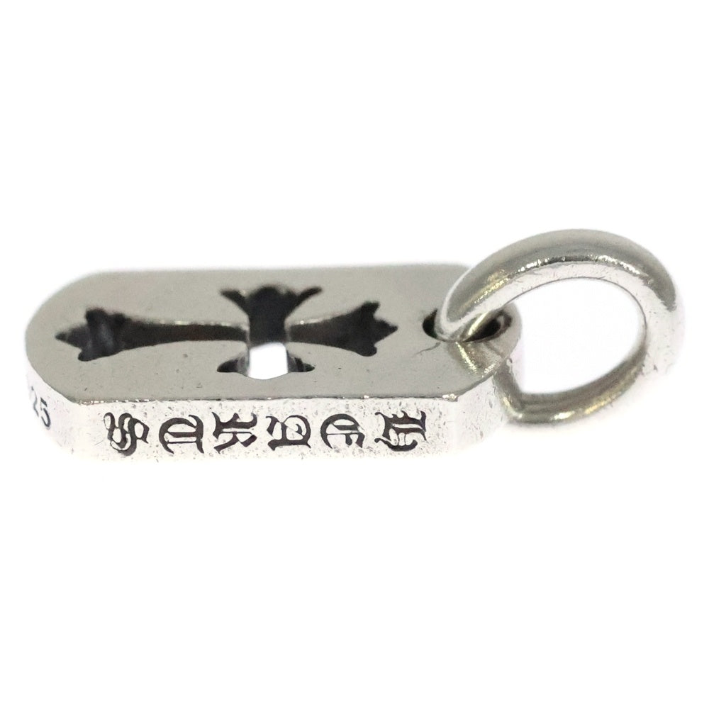 CHROME HEARTS(クロムハーツ) DT TNY CO CRS タイニーカットアウトクロスドッグタグ チャーム ペンダントトップ シルバー BCA252
