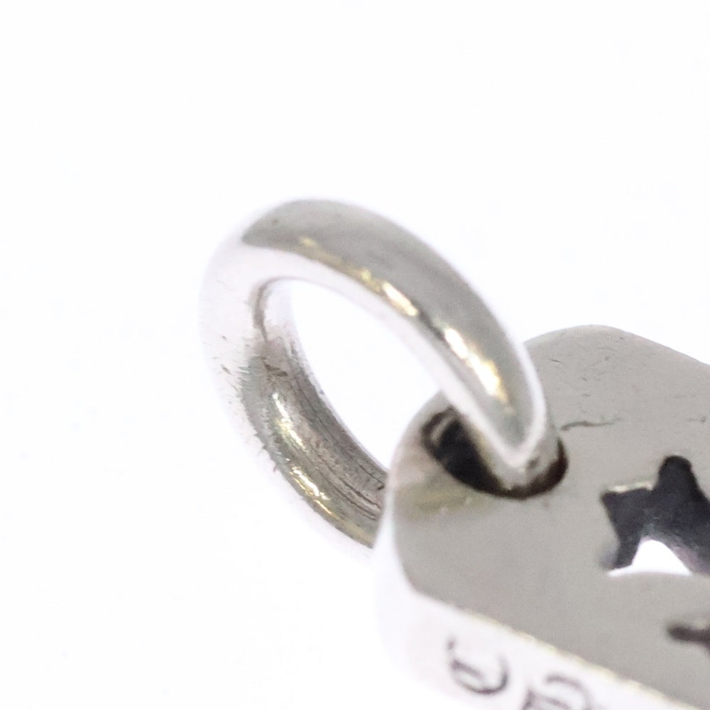 CHROME HEARTS(クロムハーツ) DT TNY CO CRS タイニーカットアウトクロスドッグタグ チャーム ペンダントトップ シルバー BCA252