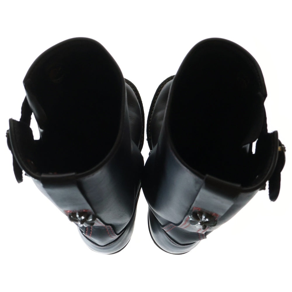 CHROME HEARTS(クロムハーツ) ×WESCO BOSS ウェスコ ボス CHクロム装飾ガンスリンガー クロスパッチ付 レザーエンジニアブーツ