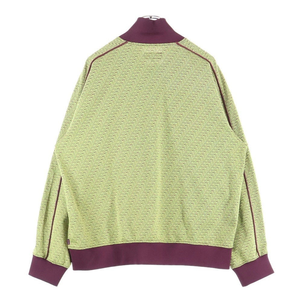 SUPREME(シュプリーム) 22SS Repeat Track Jacket リピートロゴ トラックジャケット イエロー/バーガンディ