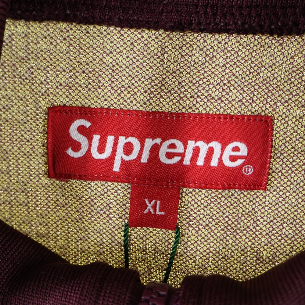 SUPREME(シュプリーム) 22SS Repeat Track Jacket リピートロゴ トラックジャケット イエロー/バーガンディ