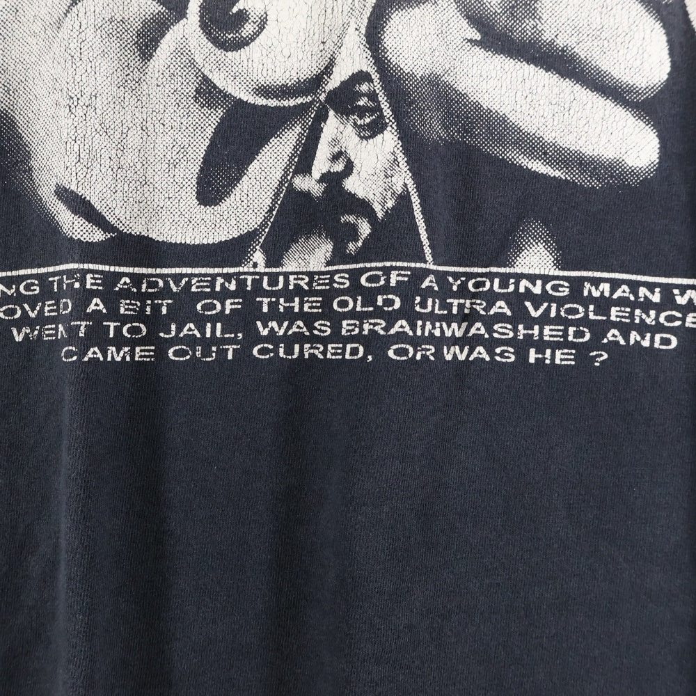 VINTAGE(ヴィンテージ) 90s A Clockwork Orange 時計仕掛けのオレンジ フォトプリント 半袖Tシャツ ブラック