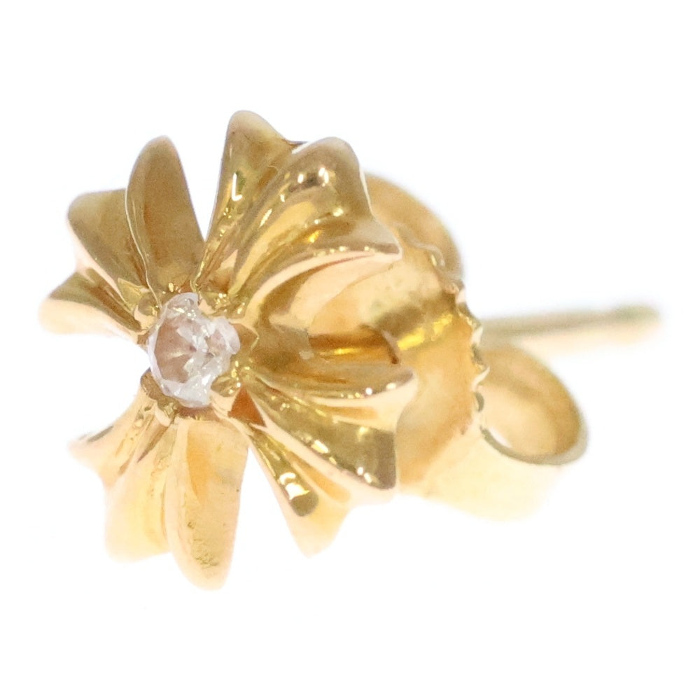 CHROME HEARTS(クロムハーツ) 22K No2 CH PLS 1DIA CHプラス スタッドピアス 1ダイヤ ゴールド BCA021