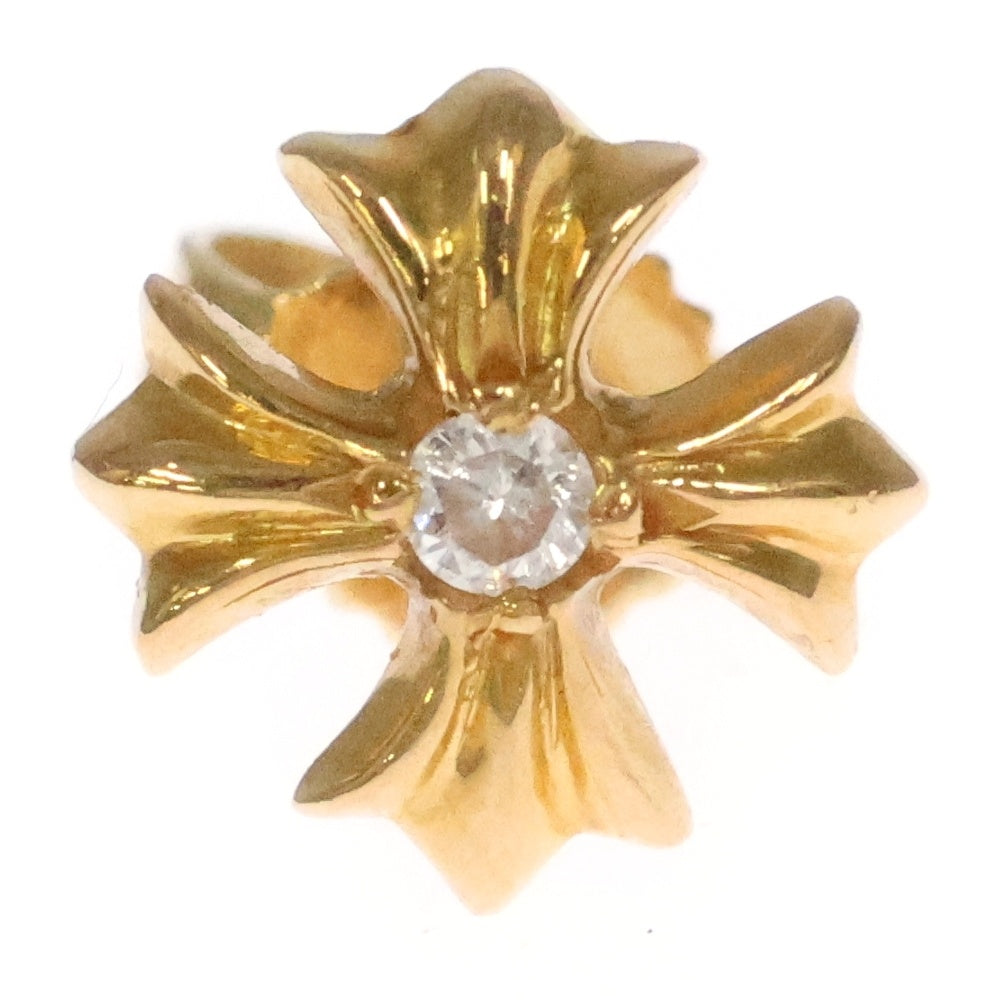CHROME HEARTS(クロムハーツ) 22K No2 CH PLS 1DIA CHプラス スタッドピアス 1ダイヤ ゴールド BCA021