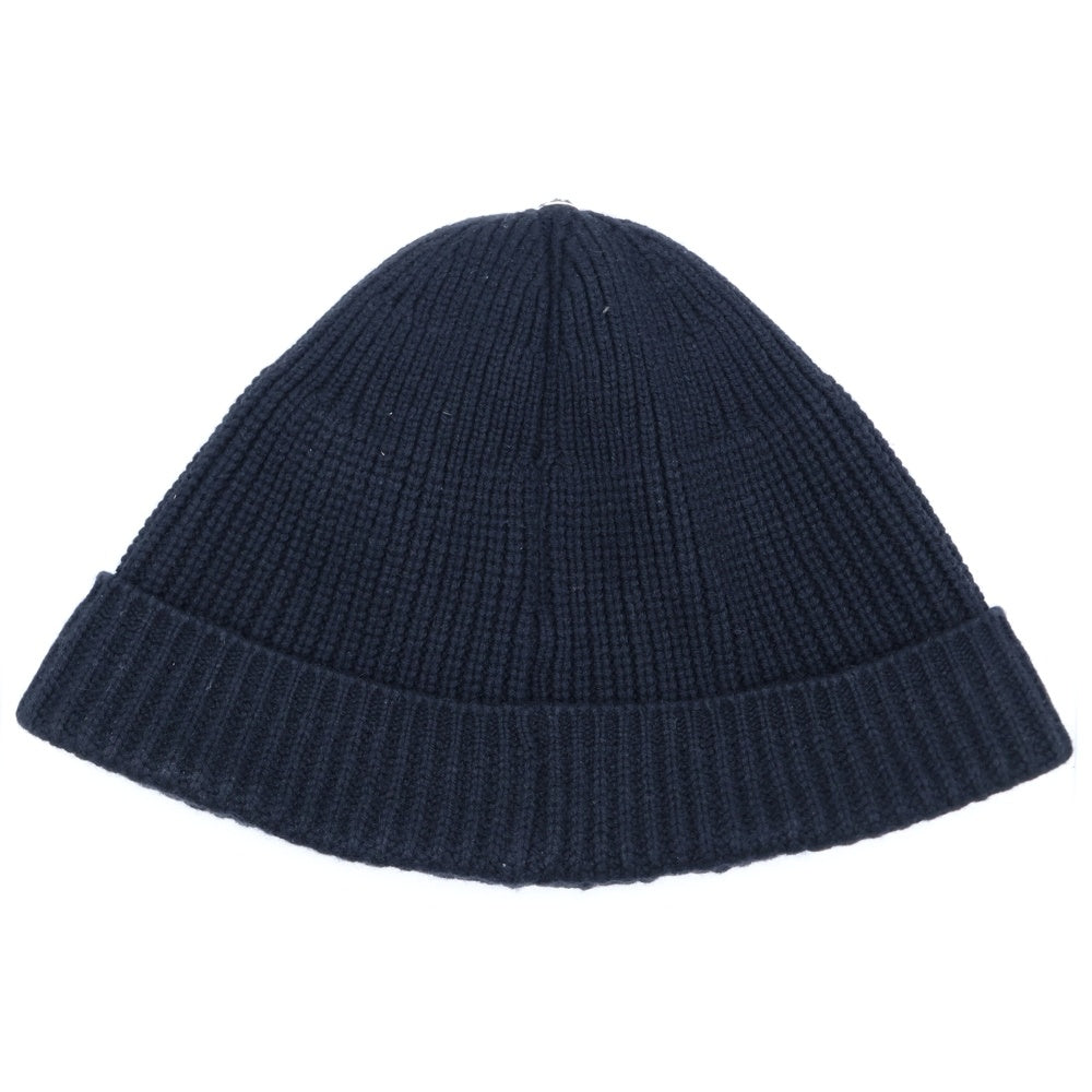 CHROME HEARTS(クロムハーツ) BEANIE BAIT & TACKLE タイニーCH セメタリークロスパッチ カシミア ビーニー ニット帽 ブラック