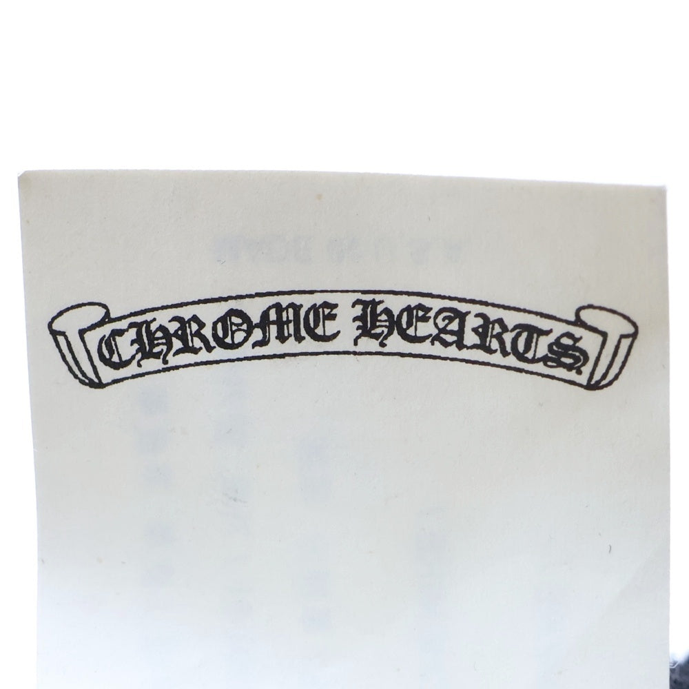 CHROME HEARTS(クロムハーツ) BEANIE BAIT & TACKLE タイニーCH セメタリークロスパッチ カシミア ビーニー ニット帽 ブラック