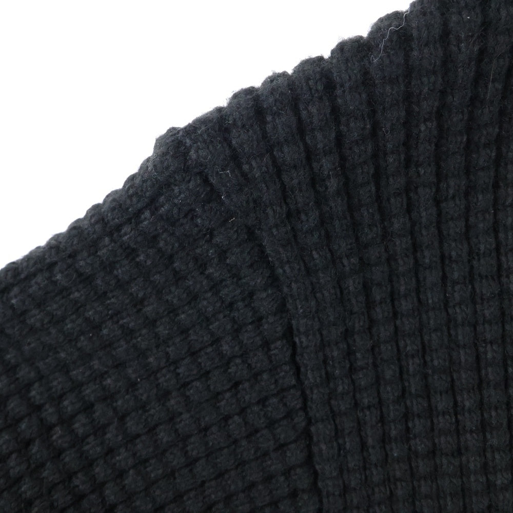 FEAR OF GOD ESSENTIALS(フィアオブゴッド エッセンシャルズ) WAFFLE TURTLE KNIT ワッフルタートルネック ニットセーター ブラック