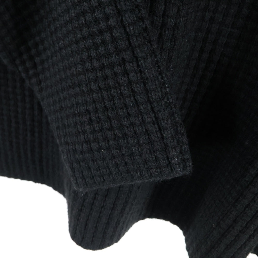 FEAR OF GOD ESSENTIALS(フィアオブゴッド エッセンシャルズ) WAFFLE TURTLE KNIT ワッフルタートルネック ニットセーター ブラック