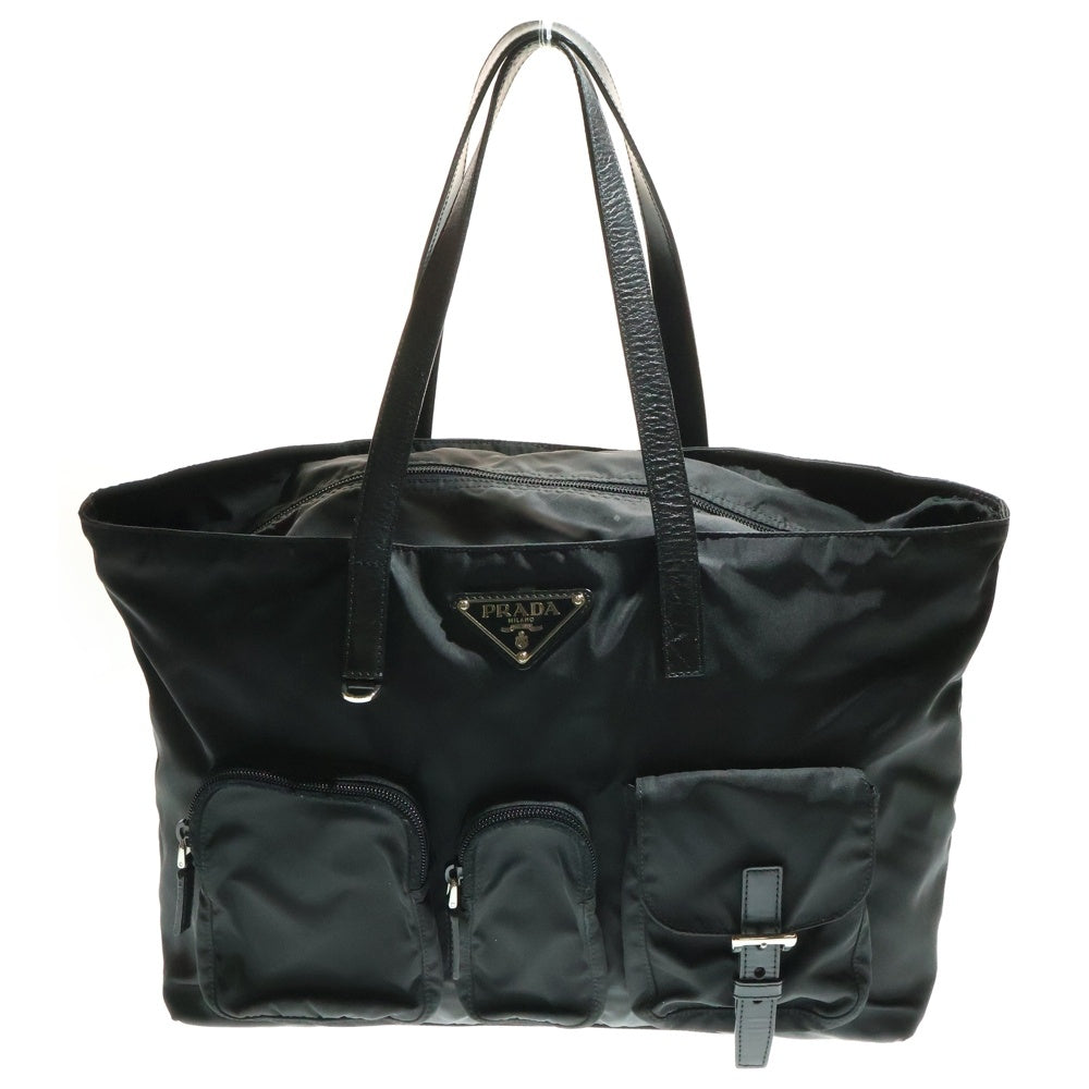 PRADA(プラダ) Nylon Tote Bag トライアングルロゴ ナイロントートバッグ ブラック