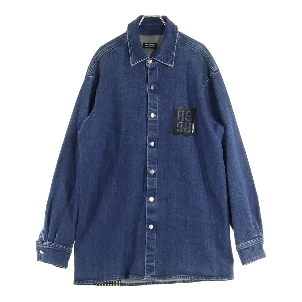RAF SIMONS(ラフシモンズ) 20AW Slim Fit Denim Shirt スリムフィット 長袖デニムシャツ インディゴ