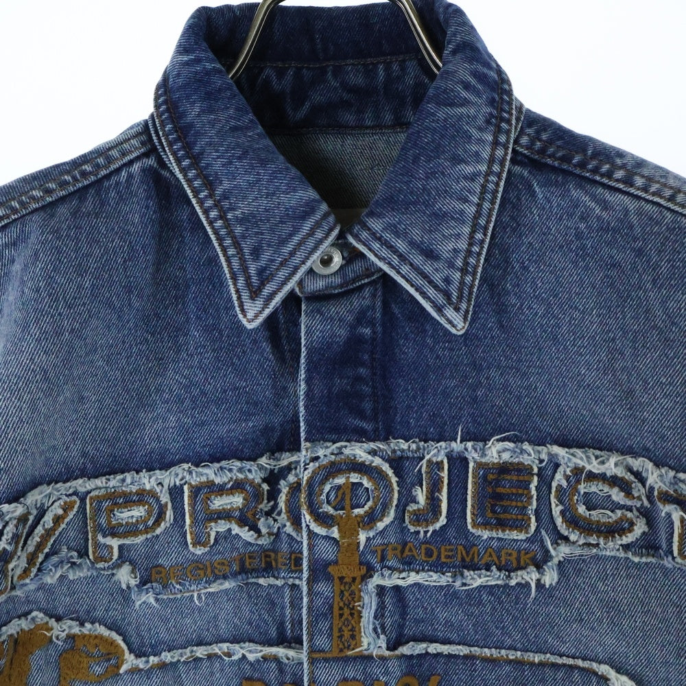 Y/PROJECT(ワイプロジェクト) Paris Best Patch Denim Shirt 長袖デニムシャツ インディゴ