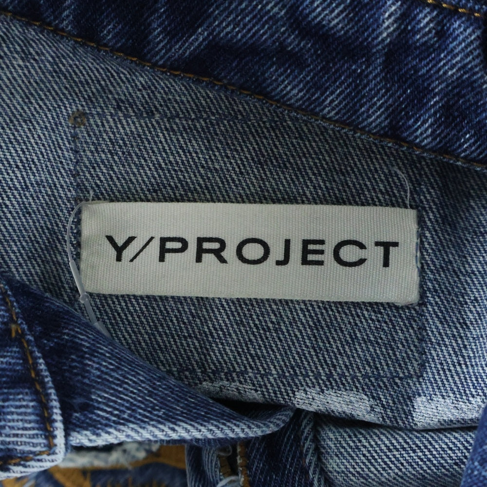Y/PROJECT(ワイプロジェクト) Paris Best Patch Denim Shirt 長袖デニムシャツ インディゴ