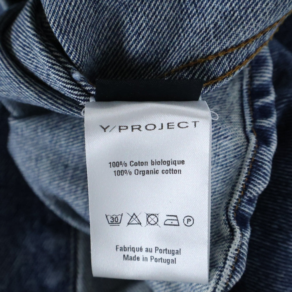 Y/PROJECT(ワイプロジェクト) Paris Best Patch Denim Shirt 長袖デニムシャツ インディゴ