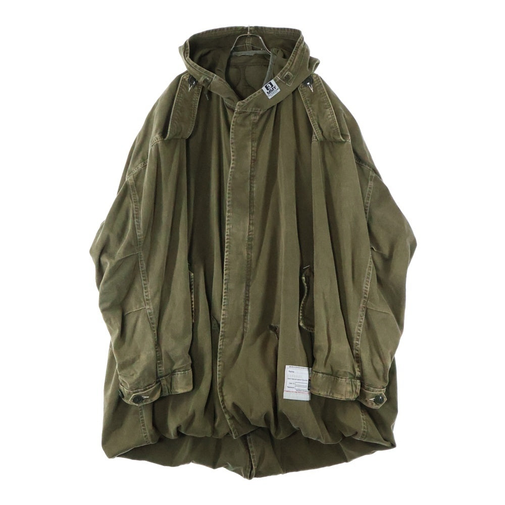 MAISON MIHARAYASUHIRO(メゾンミハラヤスヒロ) MILITARY COAT 裏地キルティング ミリタリーモッズコート カーキ B13CT001