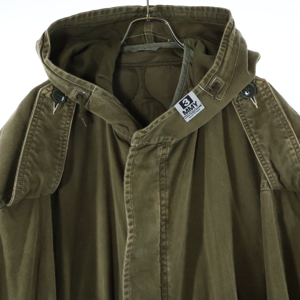 MAISON MIHARAYASUHIRO(メゾンミハラヤスヒロ) MILITARY COAT 裏地キルティング ミリタリーモッズコート カーキ B13CT001