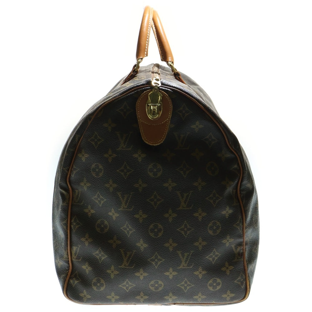 LOUIS VUITTON(ルイヴィトン) キーポル 55 USA限定 モノグラム総柄 レザー ボストンバッグ ブラウン