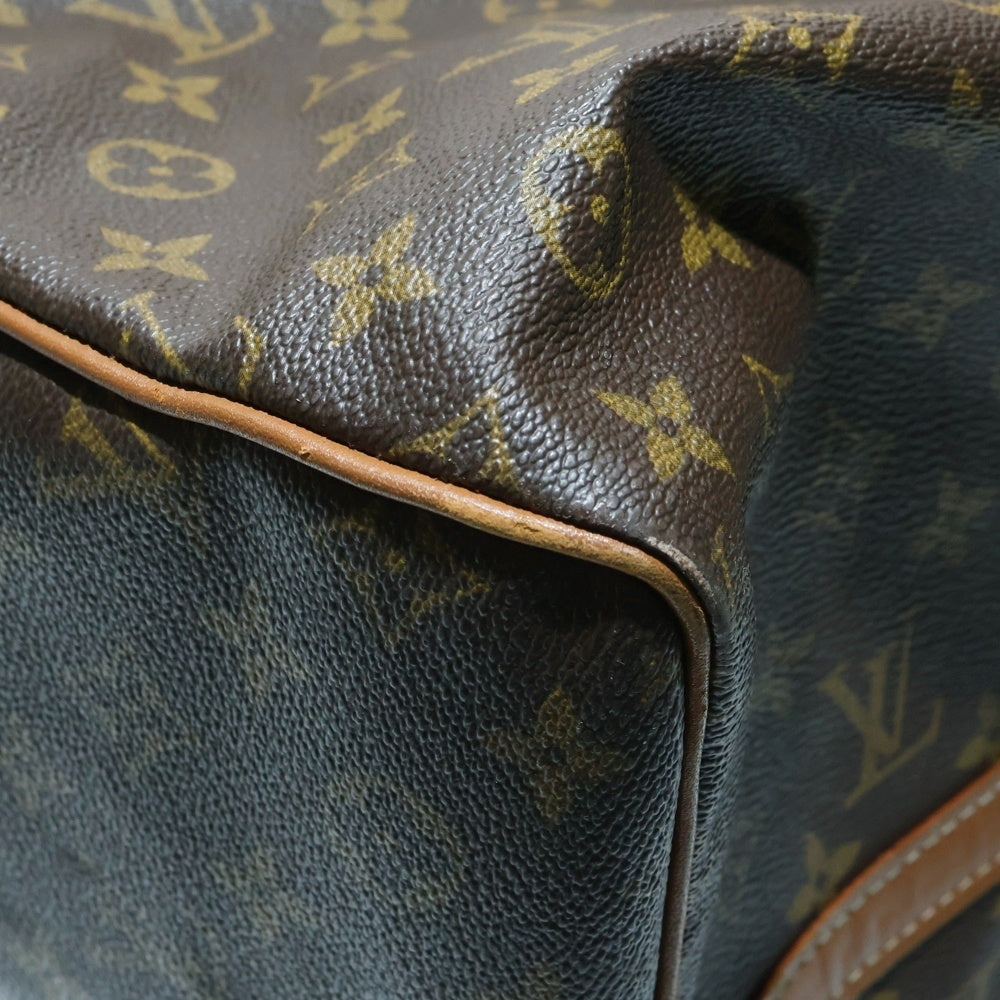 LOUIS VUITTON(ルイヴィトン) キーポル 55 USA限定 モノグラム総柄 レザー ボストンバッグ ブラウン