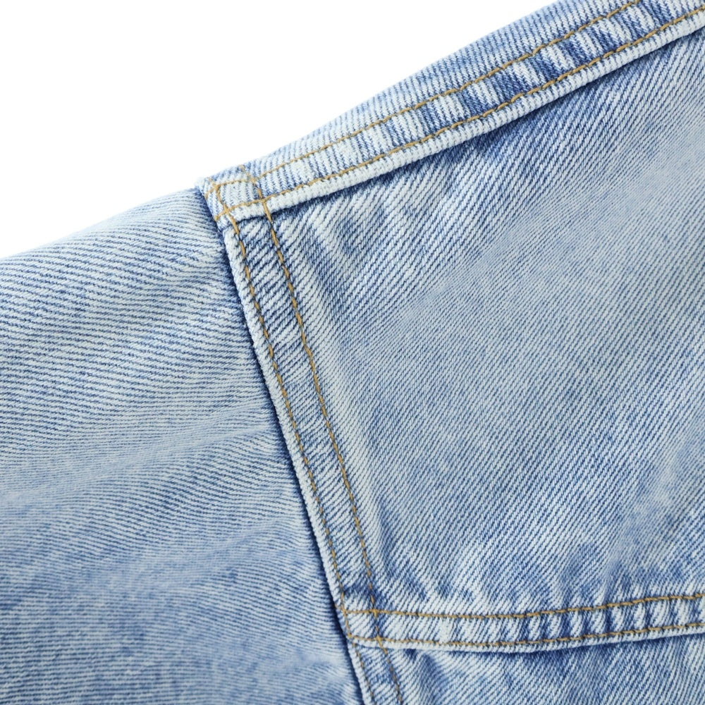 Palm Angels(パームエンジェルス) 20AW Back Arch Logo Denim Jacket バックアーチロゴデニムジャケット インディゴ PMYE006E20DEN002