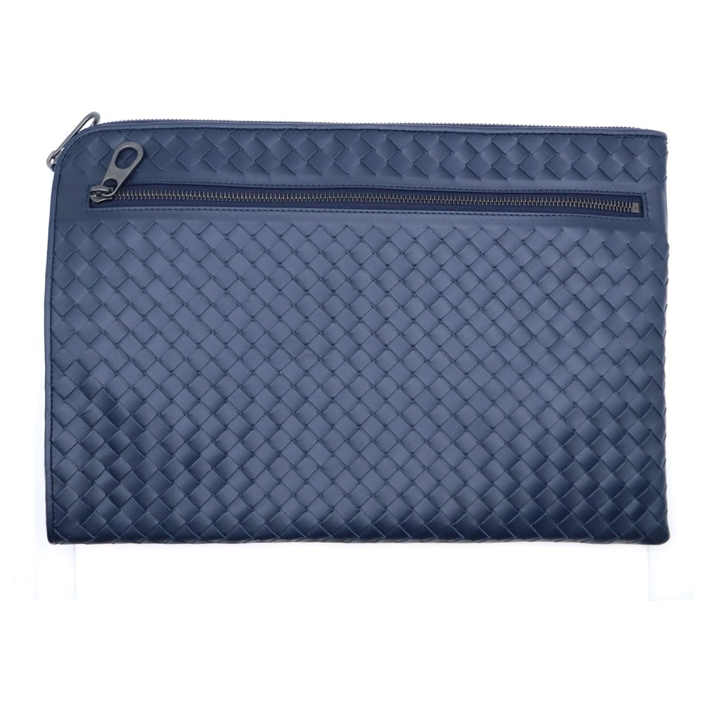BOTTEGA VENETA(ボッテガヴェネタ) Lether Clutch Bag レザークラッチバッグ ネイビー 406021
