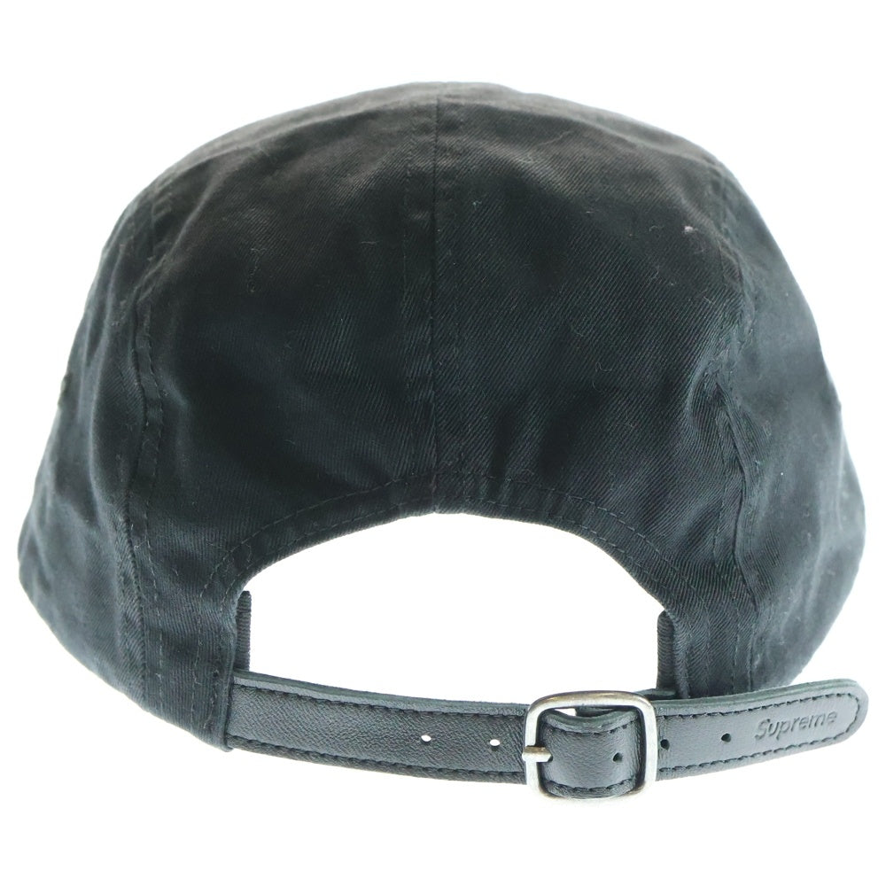 SUPREME(シュプリーム) 24AW Washed Chino Twill Camp Cap ボックスロゴ ウォッシュドチノツイルキャンプキャップ 帽子 ブラック