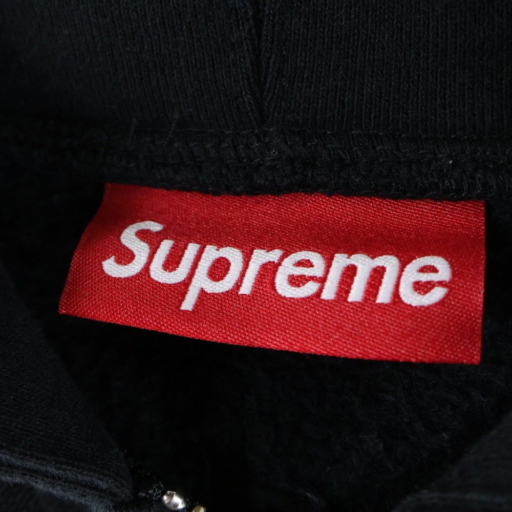 SUPREME(シュプリーム) 25SS Patchwork Zip Up Hooded Sweatshirt パッチワーク ジップアップスウェットパーカー フーディー ブラック
