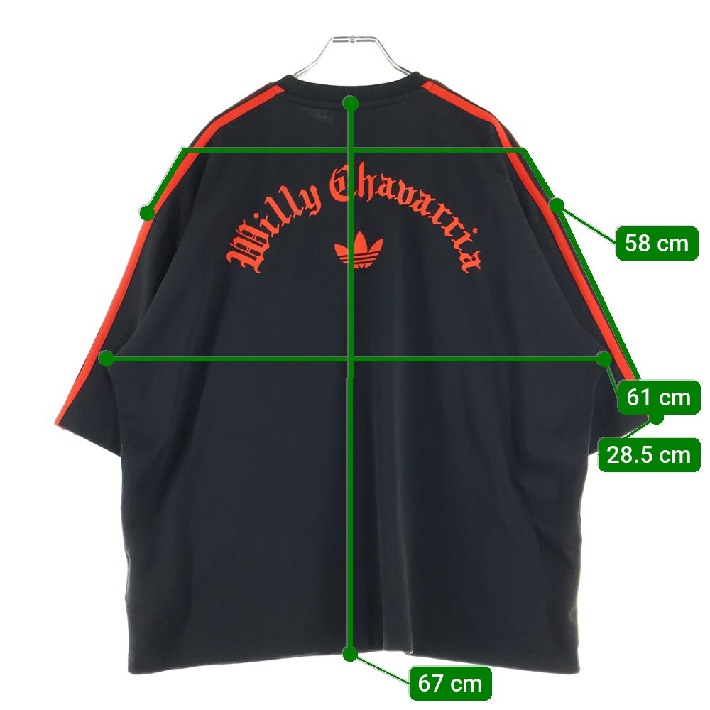 adidas(アディダス) ×WILLY CHAVARRIA SS T-SHIRT ウィリーチャバリア 半袖Tシャツ ブラック JW1447